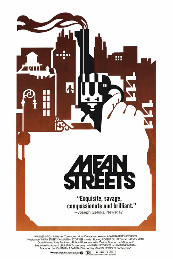 Mean Streets Movie Poster - Martin Scorsese Classic Crime Drama Movie Poster | Film Wall Art Print