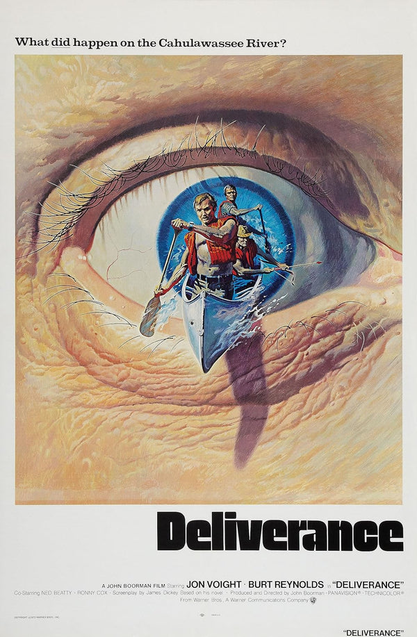 Deliverance (1972) - Iconic Adventure Thriller Movie Poster Movie Poster | Film Wall Art Print