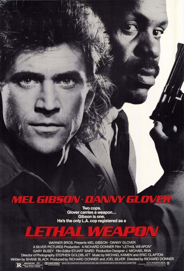 Lethal Weapon Movie Poster - Classic Buddy Cop Action Film Movie Poster | Film Wall Art Print