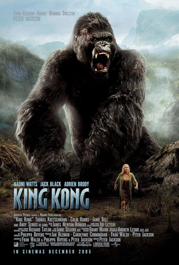 King Kong Movie Poster - Classic Monster Film Art Print Movie Poster | Film Wall Art Print