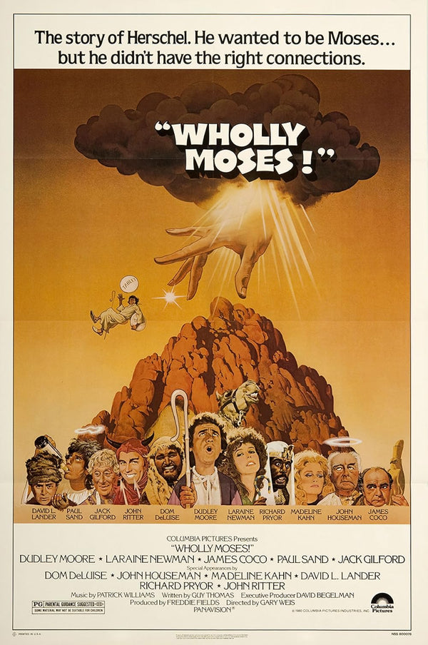 Wholly Moses (1980) - Hilarious Fantasy Comedy Movie Poster Movie Poster | Film Wall Art Print