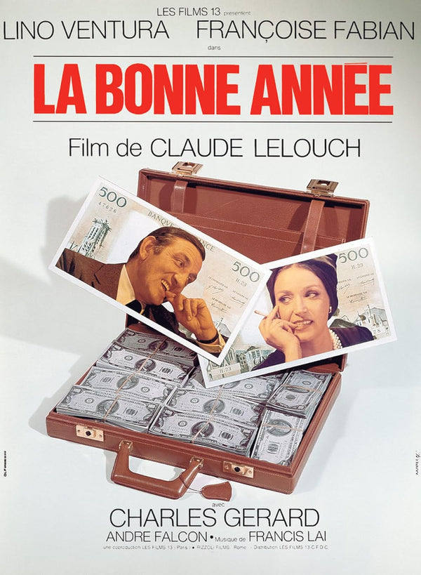 Bonne Annee (1973) – Classic Comedy Crime Drama Poster Movie Poster | Film Wall Art Print