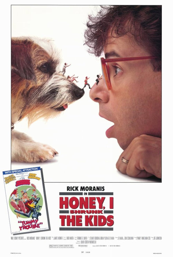 Honey, I Shrunk the Kids Movie Poster - Classic 1989 Sci-Fi Adventure Movie Poster | Film Wall Art Print