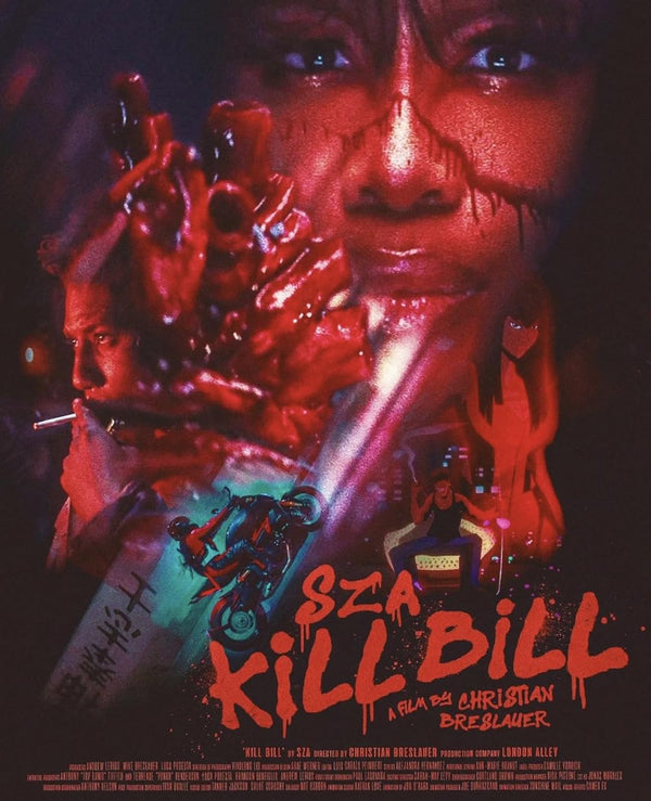 SZA Animated Music Video Poster | Vibrant Artwork Movie Poster | Film Wall Art Print