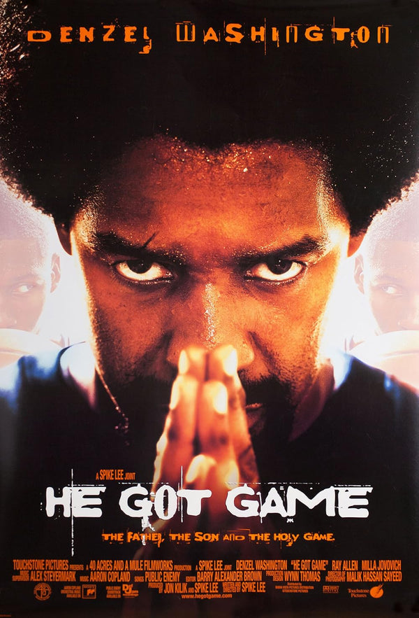 He Got Game Movie Poster - Spike Lee Basketball Drama Movie Poster | Film Wall Art Print