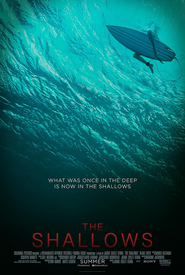 Shallows (2016) - Drama, Horror, Thriller Movie Poster Movie Poster | Film Wall Art Print