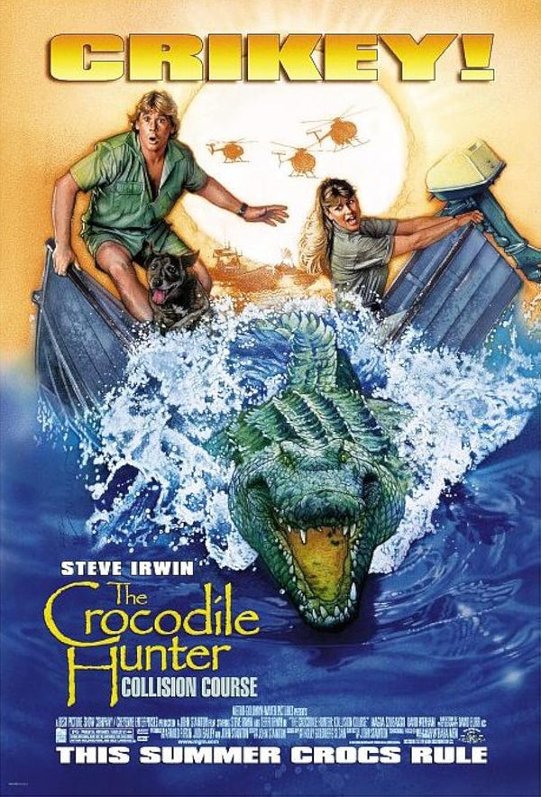 Crocodile Hunter: Collision Course (2002) Action Adventure Comedy Movie Movie Poster | Film Wall Art Print