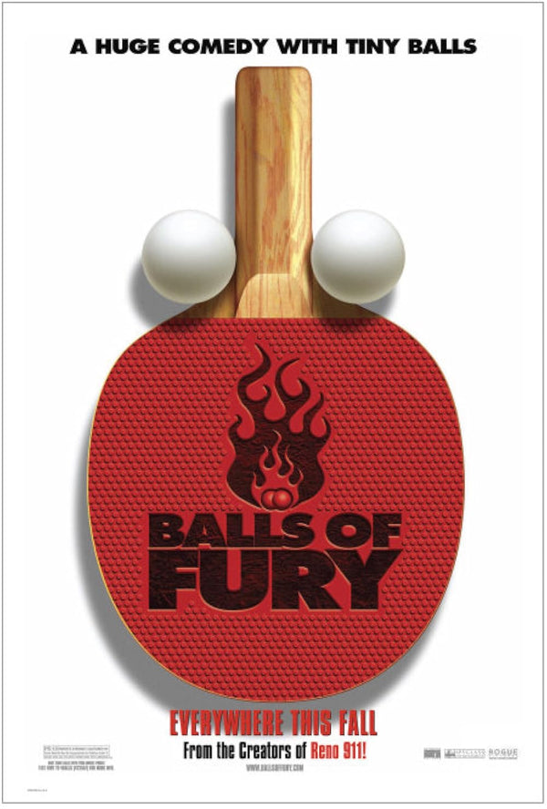 Balls of Fury (2007) - Comedy Crime Sport Movie Poster Movie Poster | Film Wall Art Print