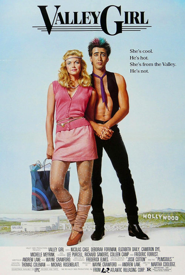 Valley Girl Movie Poster - Iconic 80s Film Art Print Movie Poster | Film Wall Art Print
