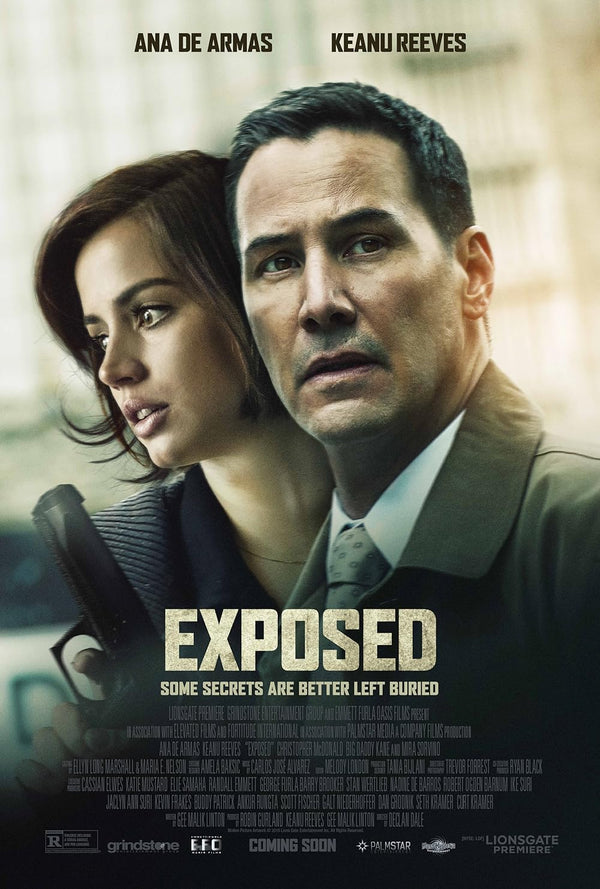 Movie Poster: Exposed (2016) – Crime, Drama, Mystery Thriller Movie Poster | Film Wall Art Print