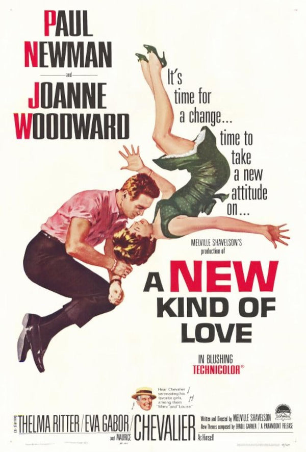 New Kind Of Love (1963) - Classic Romantic Comedy Movie Poster | Film Wall Art Print