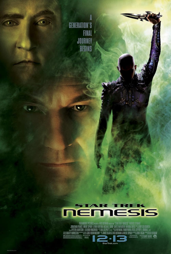 Star Trek: Nemesis (2002) Action Movie Poster Movie Poster | Film Wall Art Print