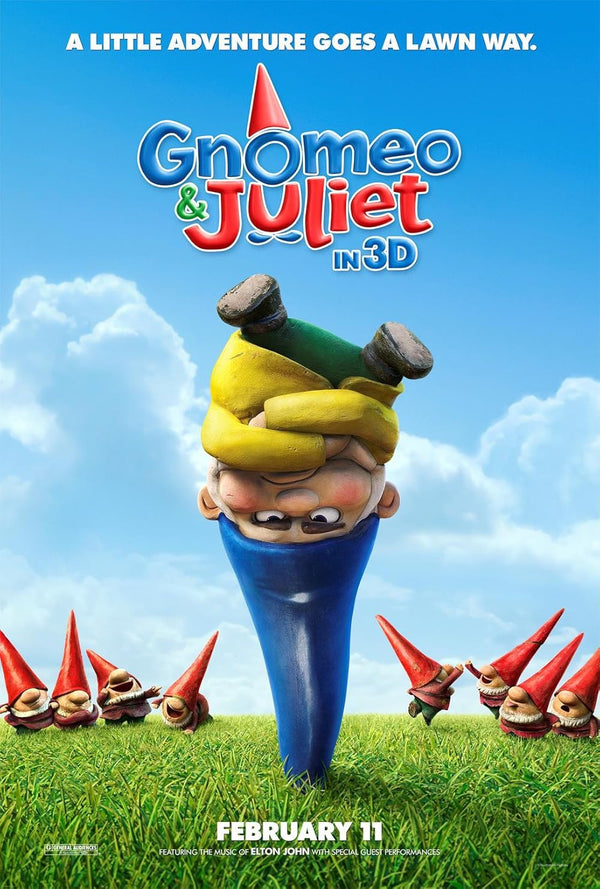Gnomeo and Juliet (2011) - Animation Adventure Comedy Movie Poster Movie Poster | Film Wall Art Print