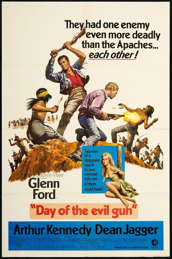 Day of the Evil Gun (1968) Movie Poster - High Quality Print Movie Poster | Film Wall Art Print