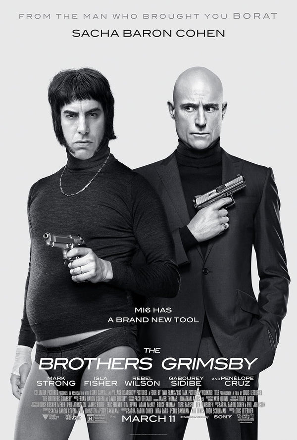 Brothers Grimsby (2016) Action Adventure Comedy Poster Movie Poster | Film Wall Art Print