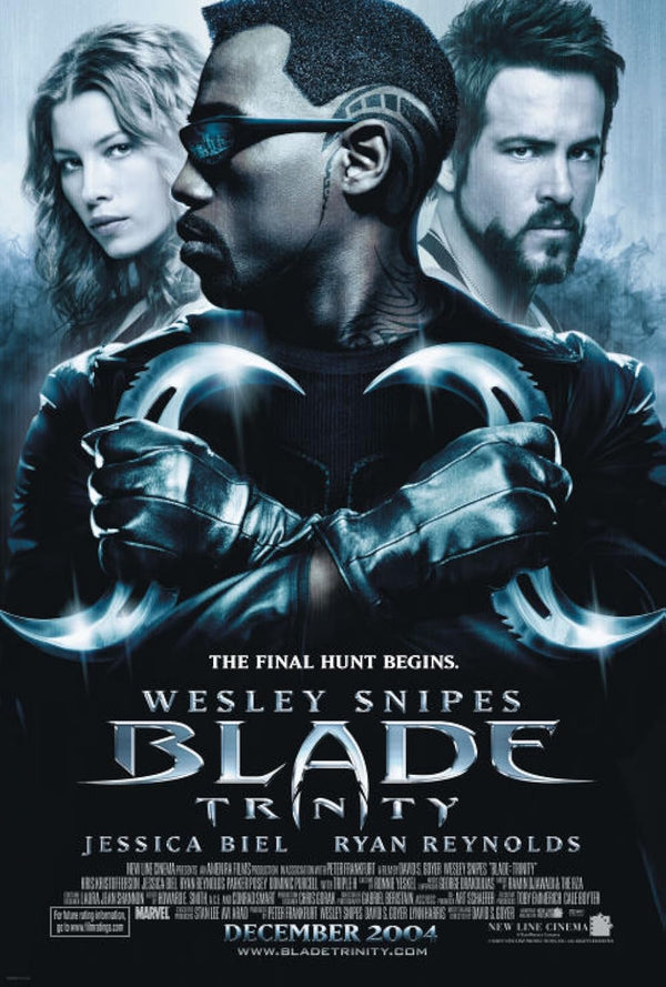 Blade: Trinity Movie Poster - Wesley Snipes Vampire Hunter Movie Poster | Film Wall Art Print