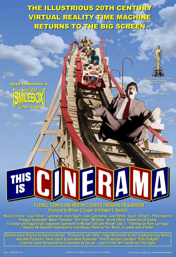 This Is Cinerama (1952) – Pioneering 3-Panel Documentary Film Movie Poster | Film Wall Art Print