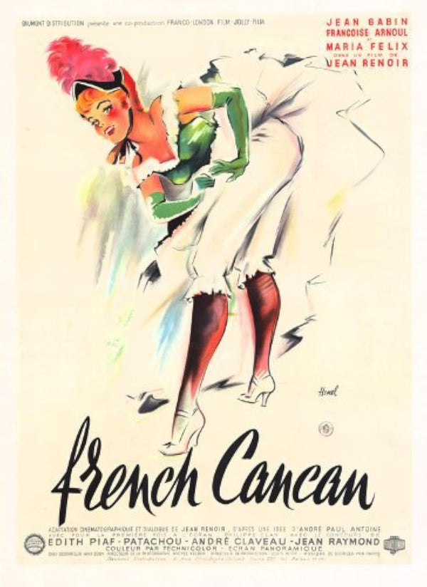French Cancan (1955) – Classic French Musical Comedy-Drama Poster Movie Poster | Film Wall Art Print