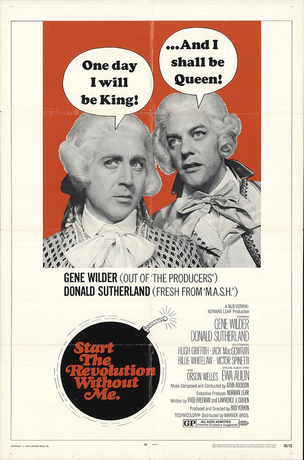 Start the Revolution Without Me (1970) Comedy History Movie Poster | Film Wall Art Print
