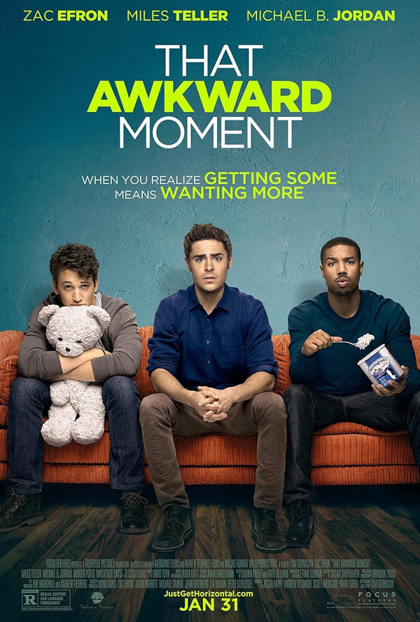 That Awkward Moment (2014) - Romantic Comedy Movie Poster Movie Poster | Film Wall Art Print