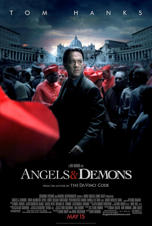 Angels And Demons (2009) - Mystery Thriller Movie Poster Movie Poster | Film Wall Art Print