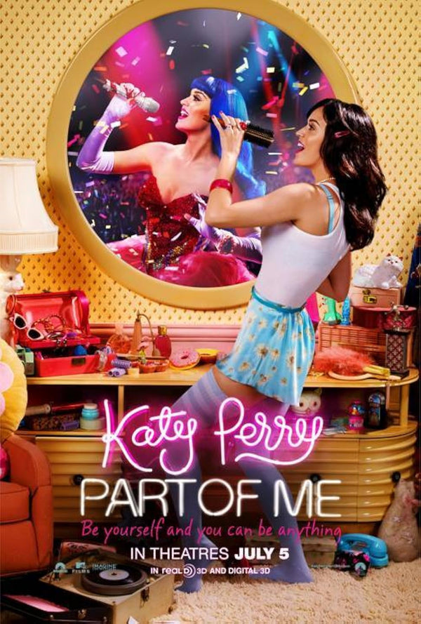 Katy Perry: Part of Me (2012) - Documentary Biography Music Film Movie Poster | Film Wall Art Print