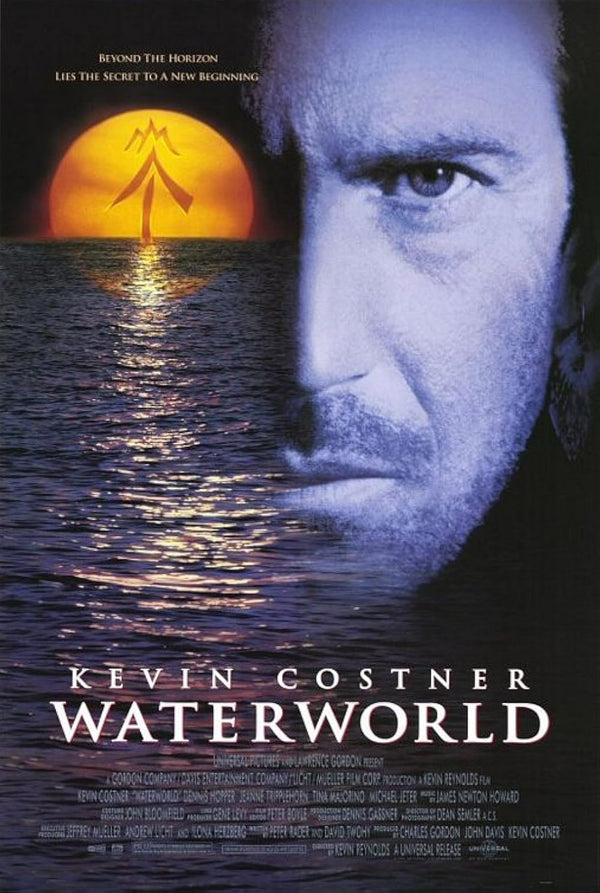 Waterworld (1995) Movie Poster – Action Adventure Sci-Fi Classic Movie Poster | Film Wall Art Print