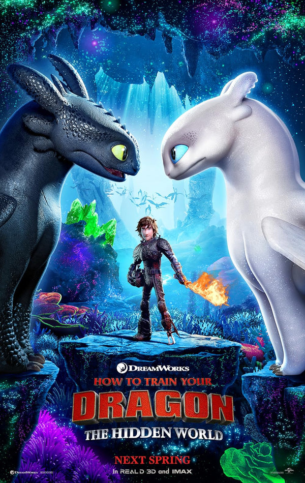 How to Train Your Dragon: The Hidden World Movie Poster Movie Poster | Film Wall Art Print