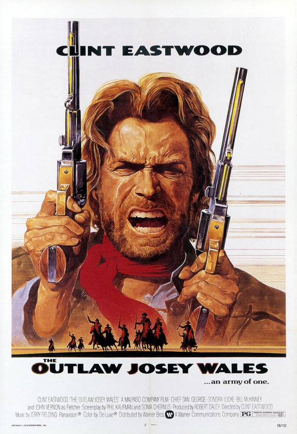 The Outlaw Josey Wales Movie Poster - Classic Western Film Art Movie Poster | Film Wall Art Print