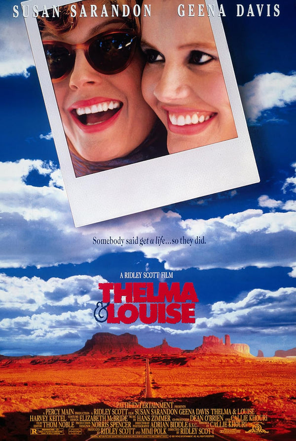 Thelma and Louise (1991) - Adventure, Crime, Drama Movie Movie Poster | Film Wall Art Print