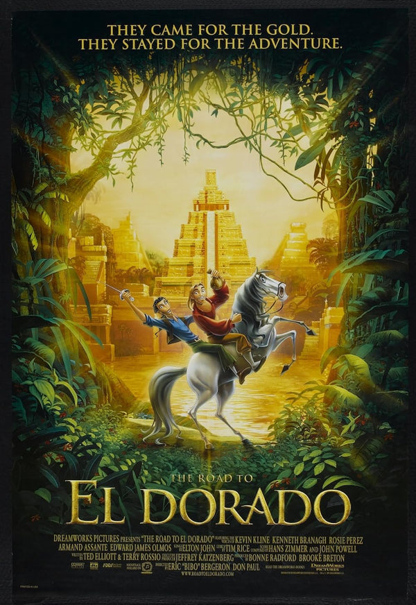 Road to El Dorado (2000) Movie Poster - Animation, Adventure, Comedy Movie Poster | Film Wall Art Print
