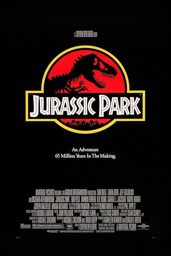 Jurassic Park 3D Movie Poster - Iconic Dinosaur Film Art Movie Poster | Film Wall Art Print