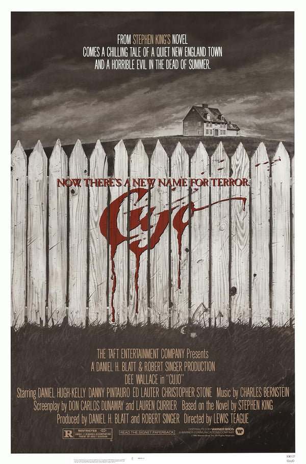 Cujo (1983) Movie Poster – Classic Horror Thriller Icon Movie Poster | Film Wall Art Print