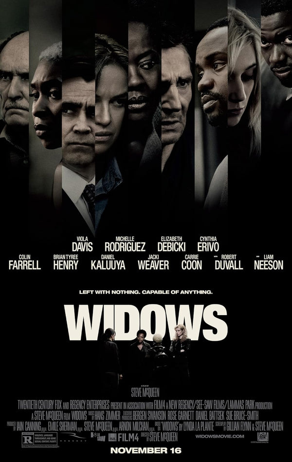 Widows (2018) - Crime, Drama, Thriller Movie Poster Movie Poster | Film Wall Art Print