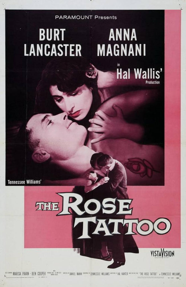 Rose Tattoo (1955) – Classic Comedy, Drama, Romance Film Movie Poster | Film Wall Art Print