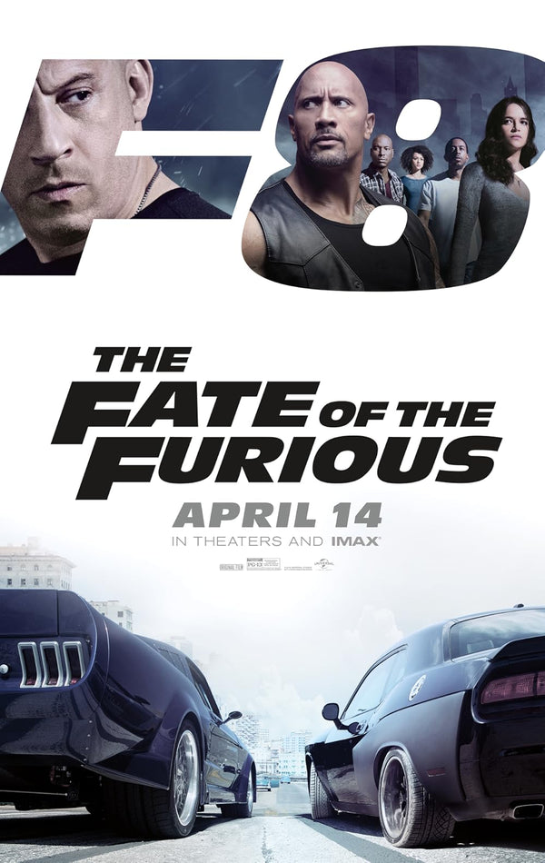 Fate of the Furious (2017) Movie Poster – Action, Crime, Thriller Movie Poster | Film Wall Art Print