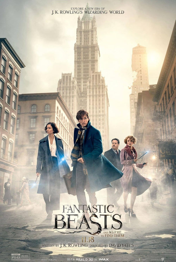 Fantastic Beasts: A Magical Family Adventure (2016) Movie Poster | Film Wall Art Print