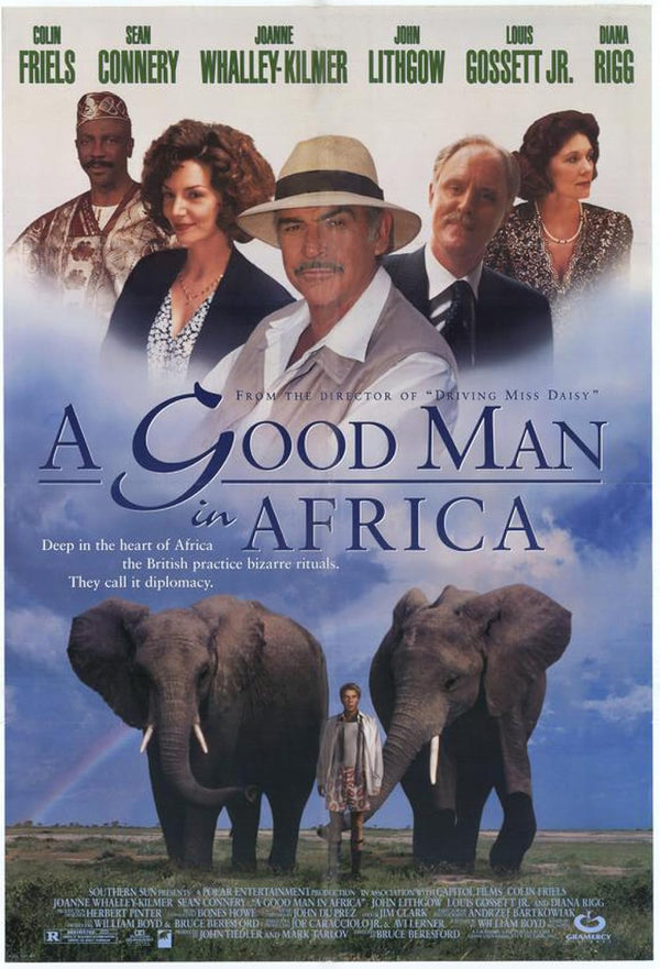 Good Man In Africa (1994) Comedy Poster – Classic Humor Movie Poster | Film Wall Art Print
