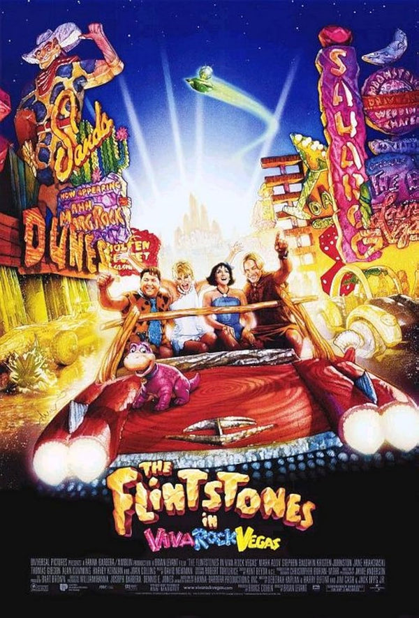 Flintstones In Viva Rock Vegas (2000) Movie Poster Movie Poster | Film Wall Art Print