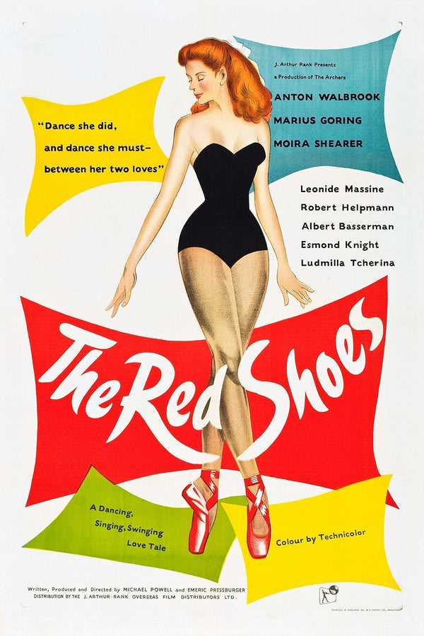Red Shoes (1948) – Timeless Drama, Music, Romance Film Poster Movie Poster | Film Wall Art Print