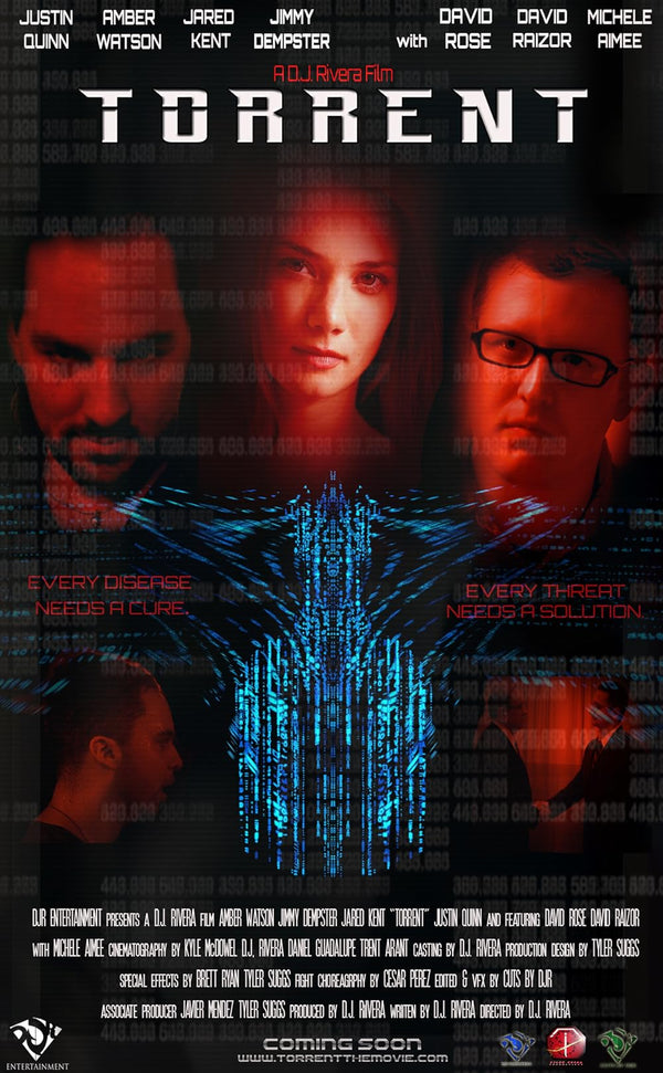 Torrent (2017) - Sci-Fi Thriller Movie Poster Movie Poster | Film Wall Art Print
