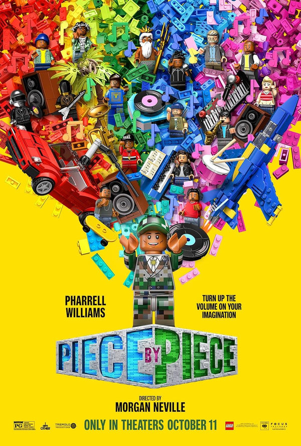 Piece by Piece (2024) - Animated Comedy Biography Movie Movie Poster | Film Wall Art Print