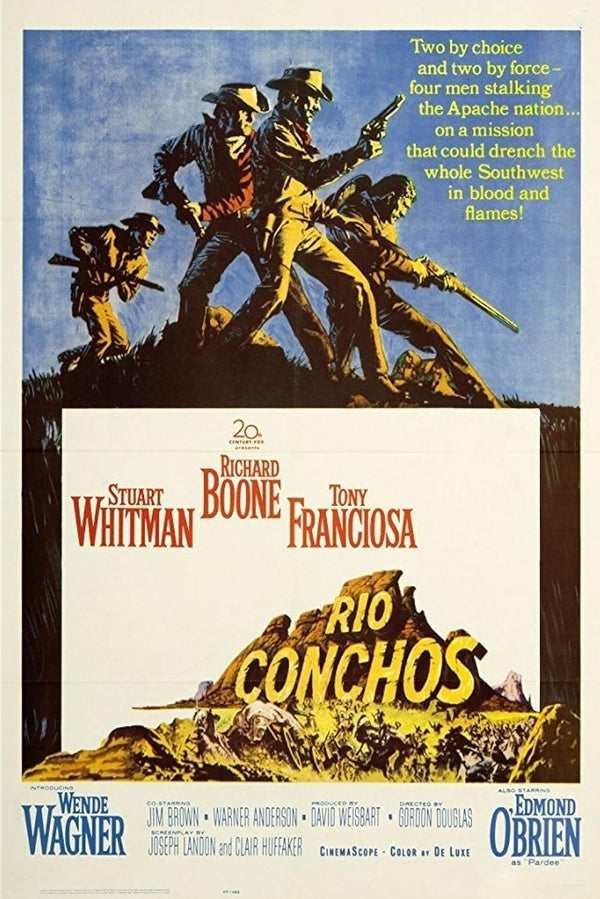 Rio Conchos (1964) – Classic Western Drama Movie Poster Movie Poster | Film Wall Art Print