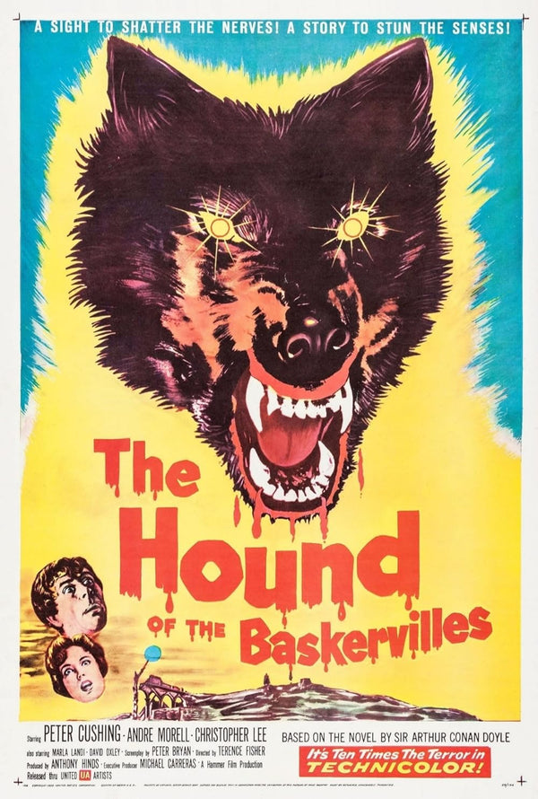 Hound of the Baskervilles (1959) – Chilling Horror Mystery Classic Movie Poster | Film Wall Art Print