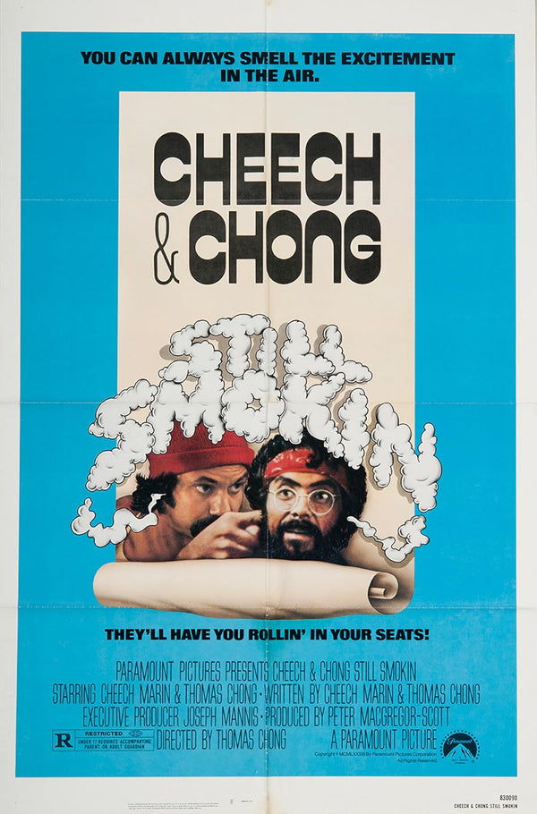 Cheech & Chong Still Smokin (1983) Comedy Music Poster Movie Poster | Film Wall Art Print