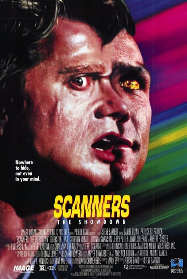 Scanners: The Showdown – Terrifying Sci-Fi Horror Clash Movie Poster | Film Wall Art Print