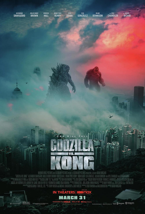 Godzilla vs Kong Movie Poster - Epic Monster Battle Art Movie Poster | Film Wall Art Print