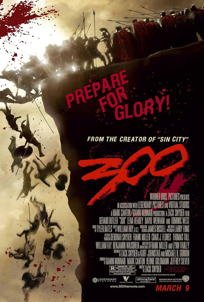 300 Movie Poster 2006 - Action & Drama Epic Film Movie Poster | Film Wall Art Print