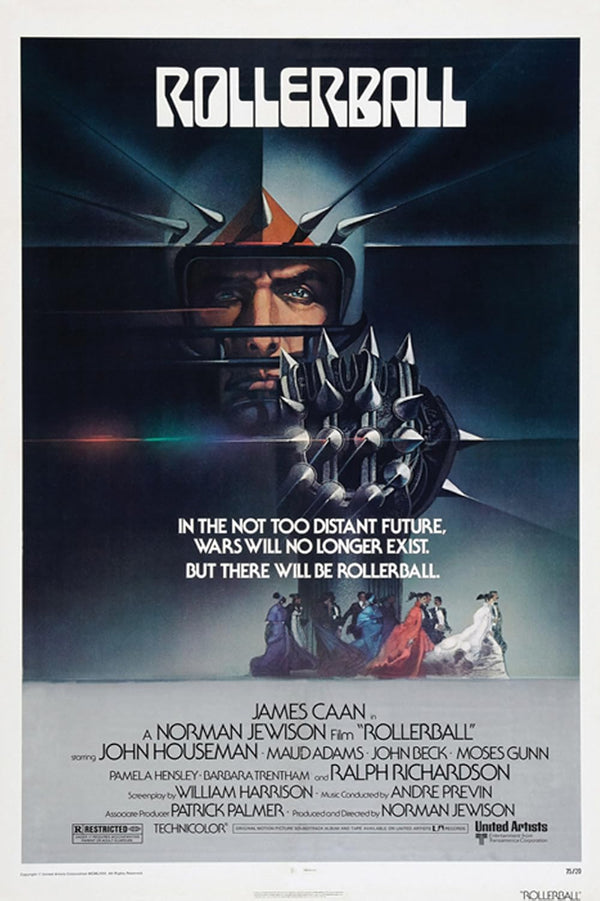 Rollerball (1975) – Action Sci-Fi Sport Movie Poster Movie Poster | Film Wall Art Print