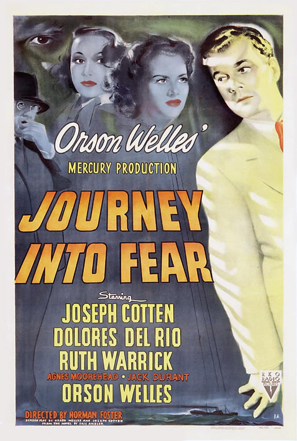 Journey Into Fear (1943) – Classic Film-Noir Thriller Poster Movie Poster | Film Wall Art Print